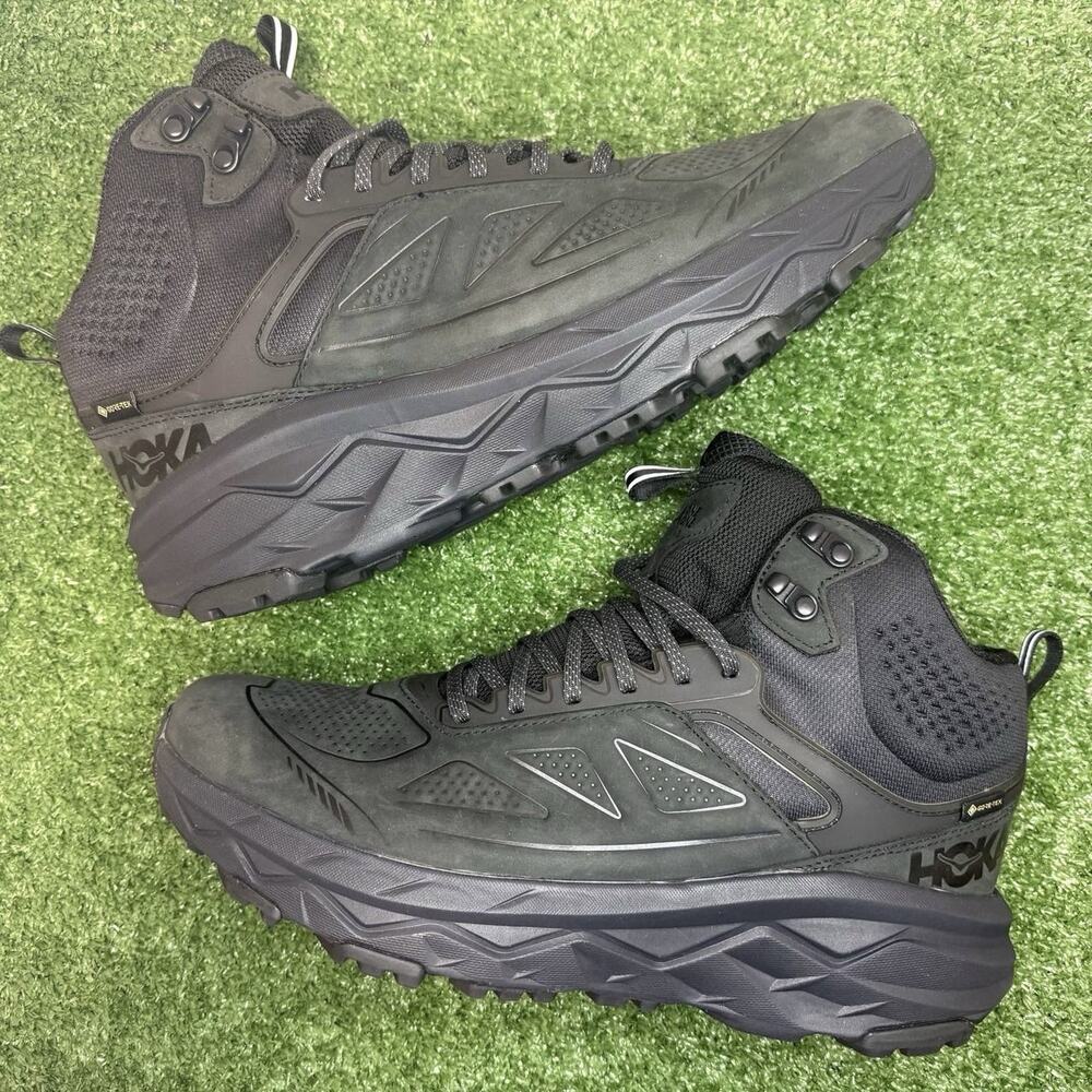 Hoka One One Challenger Mid GTX Men’s 13 Size Black Gore-Tex Waterproof Hiking B